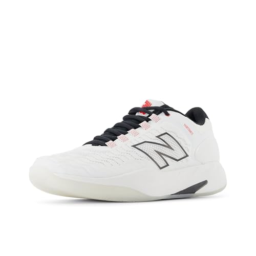 New Balance New Balance Men's Fresh Foam X CT-Rally V2 Tennis Shoe, White/Gum, 9 M