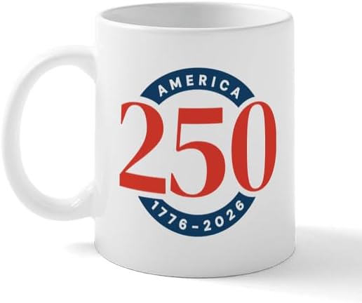 CafePress America250: 1776 2026 11 oz (325 ml) Ceramic Coffee Mug