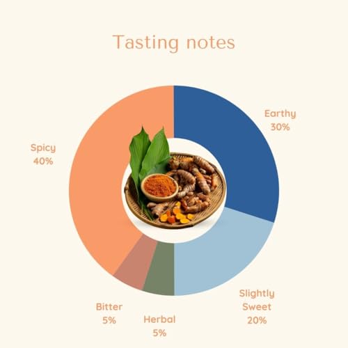 Image of Sukoon, Organic Turmeric Ginger Tea - 100 Teabags (2g Each) - No Caffeine, No Sugar - 100% Natural Turmeric Tea Bags - Te de curcuma - Sourced From Himalayas