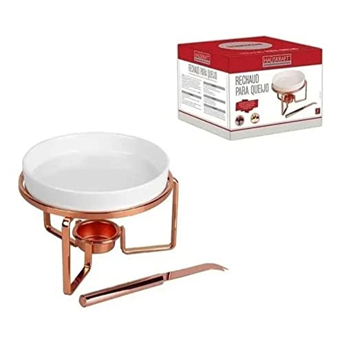 Rechaud Para Queijo Brie Em Cerâmica 4 Peças Rose Gold