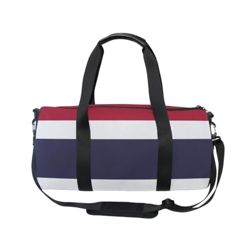 Bolsa de gimnasio redonda de lona con diseño de Tailandia para uniseX 2