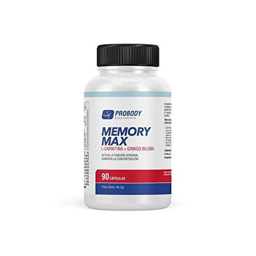 Nootrópico Natural | Fórmula exclusiva para incrementar la Energía, Concentración y Agilidad Mental | L-Carnitina + Taurina + Ginkgo Biloba + Vitaminas B6, B5 y B12 + Ácido Alfa Lipoico | 90 Cápsulas
