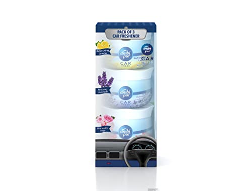 Ambi Pur Car Freshener Gel, Pack of 3s, Value Pack Combo (75g x 3)