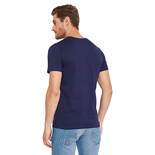 Image of Men's Regular Fit Round Neck Short Sleeves Knitted T-Shirt