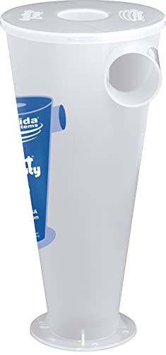 Image of Oneida Air Systems Dust Deputy 2.5 DIY Cyclone Separator Attachment with Adapters for Wet and Dry Shop Vacuums, Accessory Only, Clear