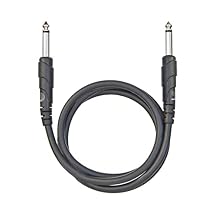 DAddario Guitar Cable - Patch Cable - Pedalboard Cable - Mono - 1/4 Inch Male to 1/4 Inch Male - 3 Feet/0.91 Meters - Straight Ends - 1 Pack