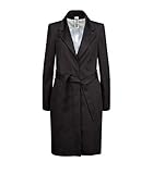 drykorn mantel herren sale breites, kurzes Revers Drykorn Damen Mantel in Schwarz