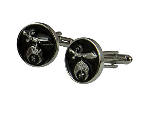 Set de mancuernas Shriner emblema Luna Estrella miniatura 1
