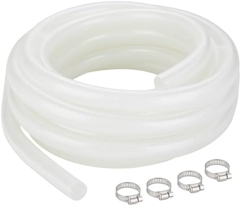 WYNNsky 3/4’’ID 25FT High Pressure Braided Clear PCV Tube