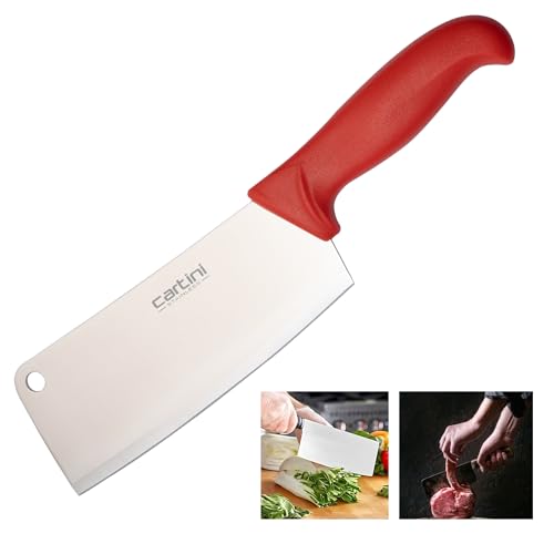 Godrej Locks Cartini Stainless Steel Godrej Classing Cleaver Knife (Red)