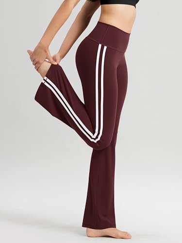 ODODOS Cloud Feeling Flared Yoga Pants for Women, High Waist Casual Bootleg Lounge Pants, 30"/32" Inseam2