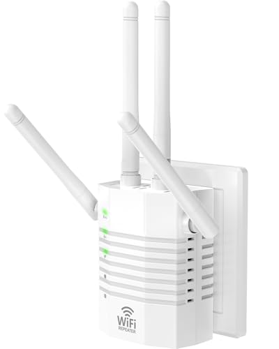 WiFi Extender, WiFi Extenders Signal Booster for Home, 1200Mbps WiFi Repeater Covers Up to 12880 Sq.ft and 105 Devices, Dual Band WiFi Booster
