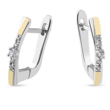 Boucles d'oreilles argent 925 SiZ LuX 1082 : finis les bijoux ternes avec l'éclat de l'or et de la zircone