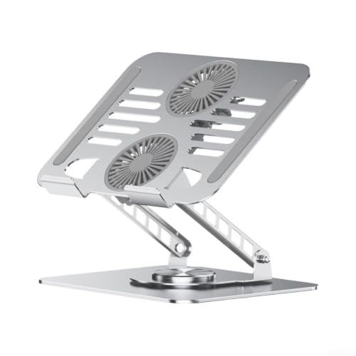 Support de refroidissement pour ordinateur portable anti surchauffe en métal rotatif