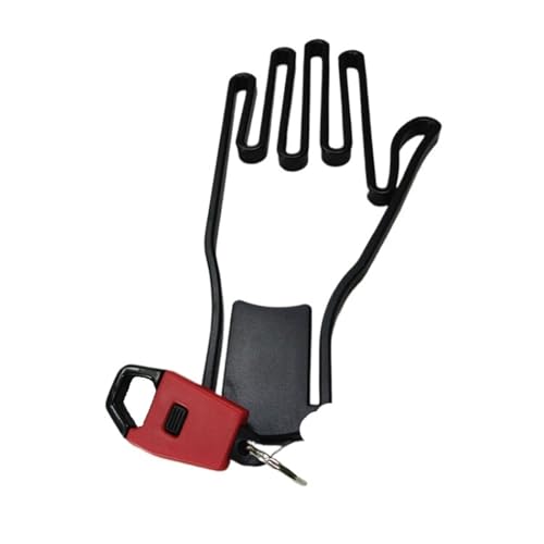 ZGHQHCDRH Golf Glove Stretcher, ABS Plastic Glove Shaper, Anti-Deformation Drying Rack for Golf Gloves(Red)