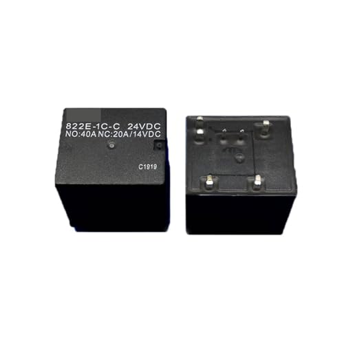 Relais 24V 40A 822E-1C-C haute puissance à 7 broches pour commutation de signal stable