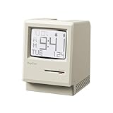 1984レトロデザイン デジタル時計｜目覚まし時計 ダイヤル式調光・多機能アラーム・温度表示・懐かしのフロッピーディスク風デザイン デジタル目覚まし時計 Maclock [並行輸入品]