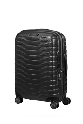 Image of Samsonite Proxis 55 cm Expandable Small Cabin Polypropylene (PP) 8 Wheels Spinner Hard Luggage /Suitcase /Trolley Bag for Travel (Black)