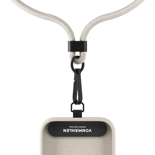 Cordon universel pour téléphone portable réglable coloris crème