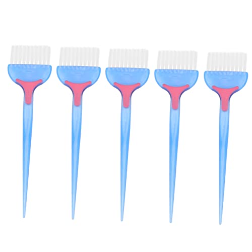 TOVINANNA 5 Piezas Peine De Aceite Para Cabello Suave Aplicador De Tinte De Cabello Cepillo Para Tinte Uso Hogar y Tienda Material