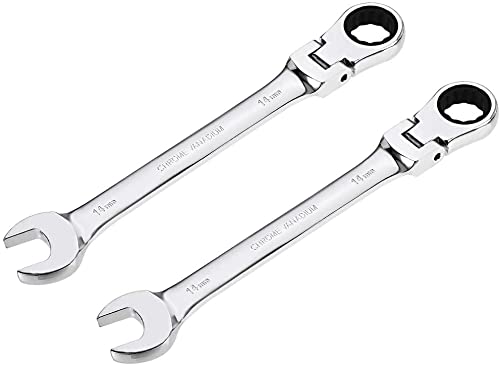 Amazon | XYWHPGV 2個14mmフレックスヘッドラチェットコンビネーション