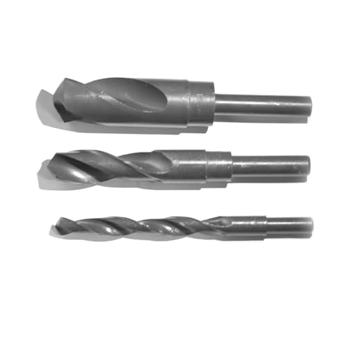 Image of LYVQZPWLRHSS Blacksmith Drill Bit, 1PCS 33.5mm 34mm 34.5mm 35mm HSS Reduced Straight Crank Twist Drill Bit Shank Dia 12.7mm 1/2 Inch 33.5 34 34.5 35(33.5mm)