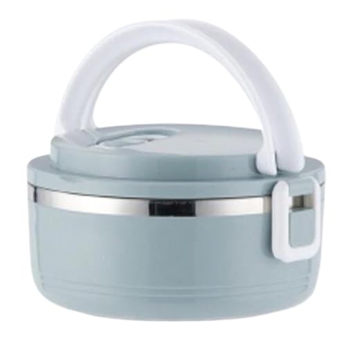 NASSMOSSE Fiambrera térmica de 700 ml, contenedor de comida portátil a prueba de fugas de acero inoxidable