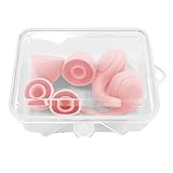 Sichere Schlaf-Ohrstöpsel mit Geräuschunterdrückung, Ohrstöpsel mit Geräuschunterdrückung, Schnarchsperre 33 dB, für weiche Schnarchen, Ta