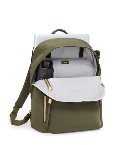 Image of Tumi Womens Halsey Backpack Olive One Size