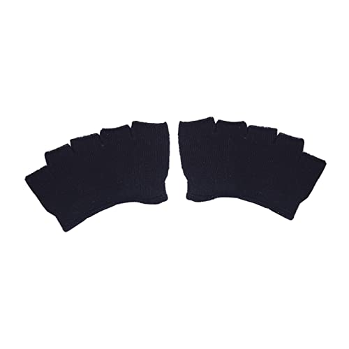 Image of 4 Pairs Peep Toe Socks for Women Five Toe Open Socks No Show Half Socks Breathable Forefoot Support Pads for Yoga Fitness Daily Wear