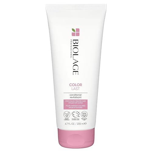 Biolage Professional Color Last Moisturising Conditioner for Coloured Hair, Enriched With Orchid Flower Extract that Helps Prevents Colour Fade for Shiny Salon-Vibrant Hair, 200ml