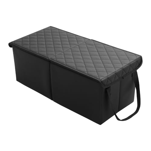Image of Mixsuper Liner Car Seat Organizer for Subaru Ascent 2019-2026, Console Organizer Backseat Box for Subaru Ascent, Dog Toy Foldable Storage Bin Collapsible Box Kids Toys Baby Supplies Travel Accessories