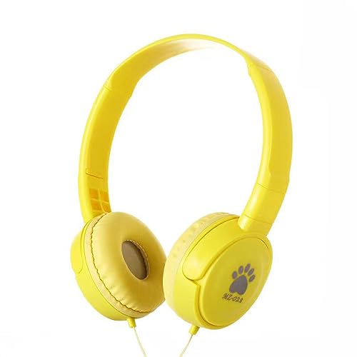Docooler Auriculares de diadema con cable de 3,5 mm, auriculares de música portátiles para niños, MP4, MP3, smartphones, ordenadores portátiles