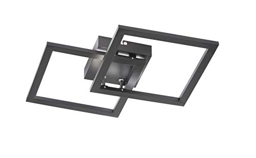 Preisvergleich Produktbild Wofi Deckenleuchte Elle 2flg Schwarz