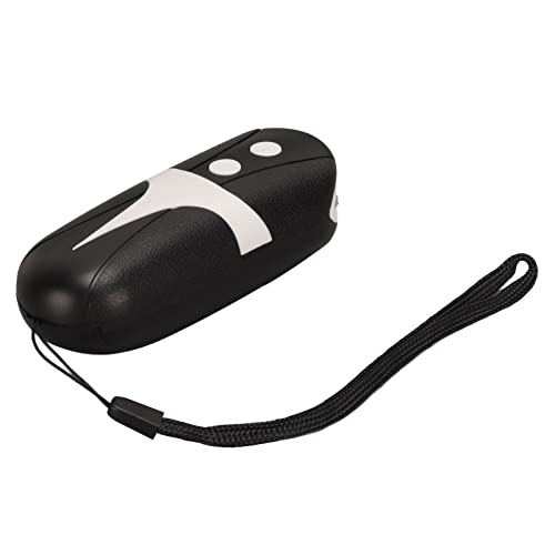 FUZHUI Handheld Dog Barking Deterrent Device, Ultrasonic Bark Stopper with 2 Frequencies, 16.5ft Range, Beep Function for Training, Low Battery Indicator, Black and White