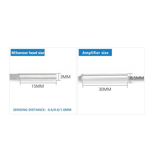 Capteur de proximite inductif subminiature NPN NO pour detection de pieces de precision