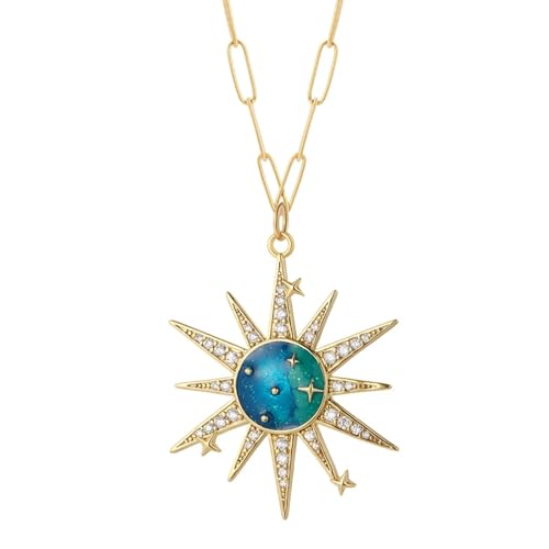 Collier pour Femmes et Hommes avec Pendentif Lune et Chien