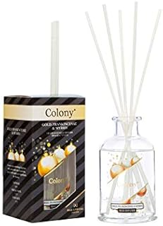WAX LYRICAL Colony Reed Diffuser Gold, Frankincense & Myrrh, 100ml, Small