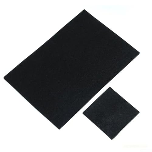 Gdfnmogo Alfombrilla ignífuga para soldar, almohadilla aislante resistente a altas temperaturas hasta 1000 °C, fibra de carbono, manta protectora de fieltro de hilo preoxidado, 30 x 50 cm, color negro