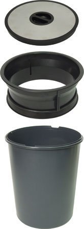 Hafele - Poubelle montée sur plan de travail, 13 litres