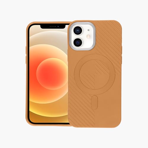 Image of AIBEX Hybrid iPhone 12 Back Cover Case Compatibe with Mag Saf | Shockproof Design |Camera Protection Bump | Back Cover Case for iPhone 12 (PC, TPU)