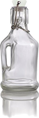 Circleware Vintage Mini Olive Oil And Vinegar Locking Lid, 7 oz