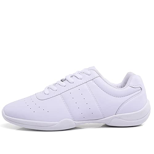 YSMIIH Women White Cheer Shoes Cheerleading Walking Girls Tennis Soft Dance Sneakers2