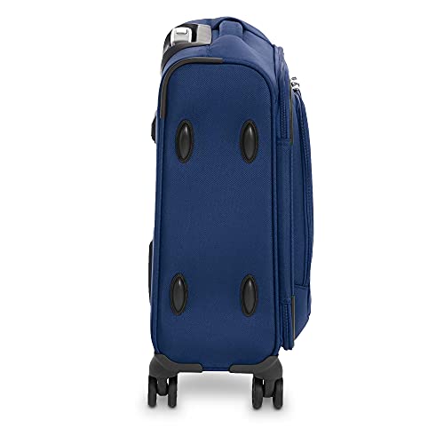 Amazon Basics Expandable Softside Carry-On Spinner Luggage Suitcase With Tsa Lock And Wheels - 20.4 Inch, Blue #TOP2