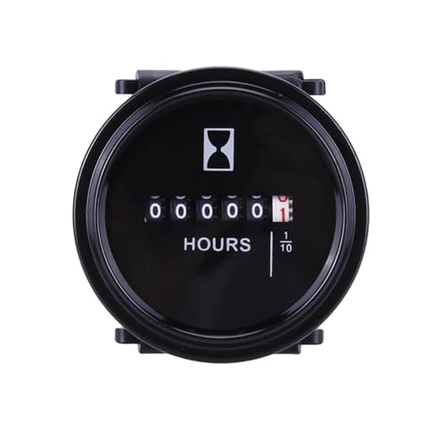 ASXDCP カウンタークォーツタイマー マリンボートエンジン用 2インチ ラウンド防水ゲージ オートバイ 車 トラック用