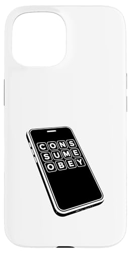 Conume Obey Dystopian Phone Doom Scrolling�f�W�^���J���g�B �X�}�z�P�[�X iPhone 15 �p