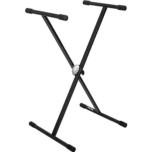Support pour clavier 1 trame Easy Lock noir réglable en hauteur