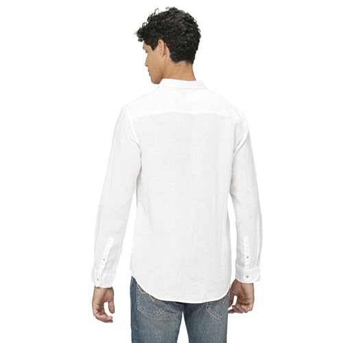 Image of Pepe Jeans Mens Linen Regular Fit Shirt