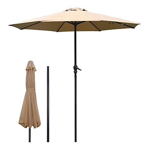 Parasol de patio 10 pieds anti-chaleur pour abriter la table et les chaises dehors