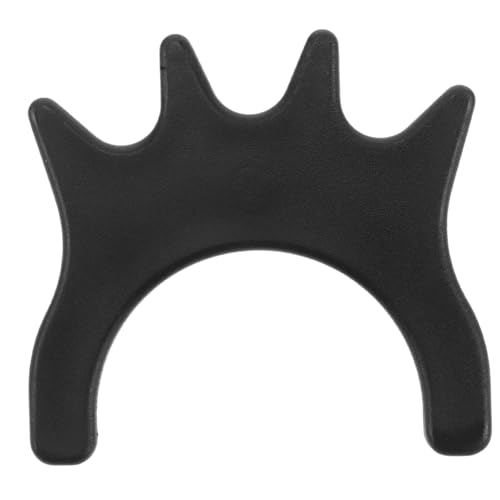 KICHOUSE 2Pcs Lightweight Black Plastic Cue Bridge Head Portable Billiard Cue Rack for Pool Table Durable Billiards Equipment Essential Cue Accessories for Go Players